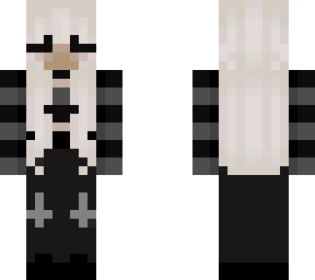 (not my skin/edited) blonde goth grl