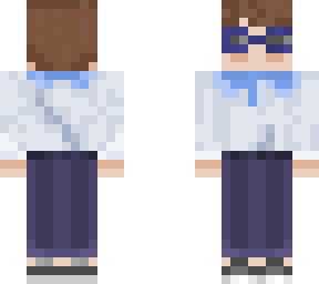 a boy w/ glasses