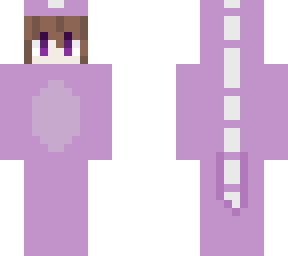 aether in a dino onesie