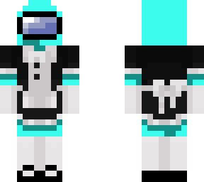 among us maid cyan