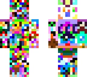 an glitched skin