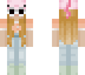 axolotl hat with gogy glasses