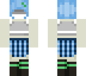 blue and green