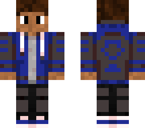 blue hoodie