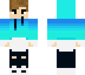 blue hoodie yeah.....