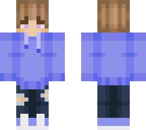 blue sweater brown hair! (finally fixed im so sorry)