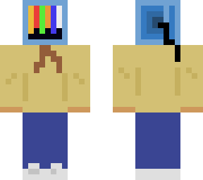 blue tv head