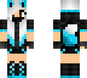 blue wolf girl