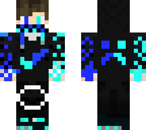 blueaqua neon gamer