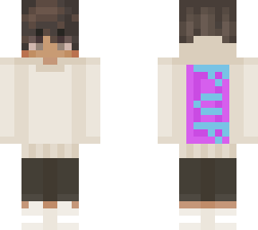 boy with pvp thing on it my friend wanted me to it looks ugly