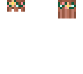 brown boy hair with flower crown