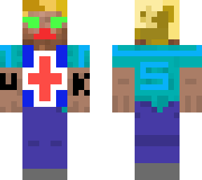 cool hair steve and uk flag v3