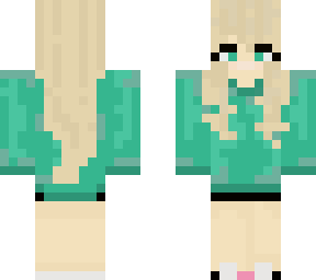 cute green sweater girl