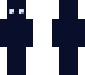 dark blue (gender nutrial) skin with funny face