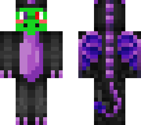 dinosaur in ender dragon onesie