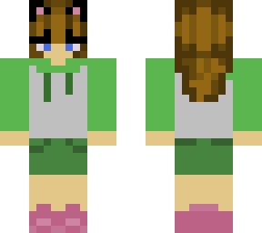 green cat