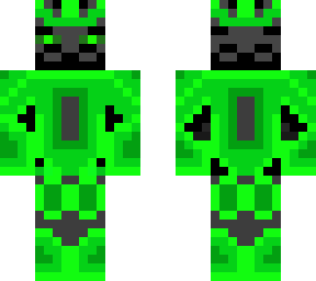 green enderman with armor