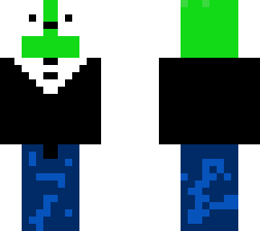green man in suit