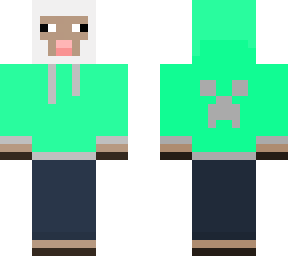 green sheep hoodie