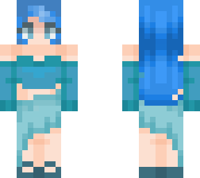 hylian vai edit of ocean skin