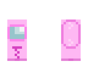 minecraft but it's a bit sus (pink)