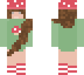 mushroom hat girl