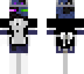 my main skin in a maid dress