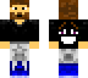 normal dude with face on back