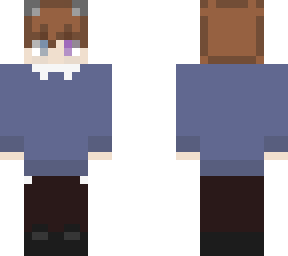 oc with blue sweater