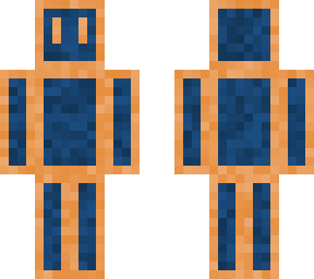 orange and blue