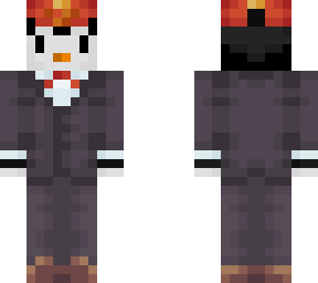 penguin with a tux and fez