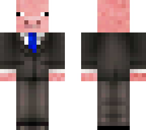 pig in a suit