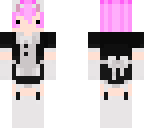 pink haired maid guy
