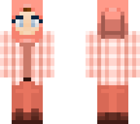 pink plaid shirt