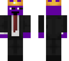 purple guy in a suit with a crown