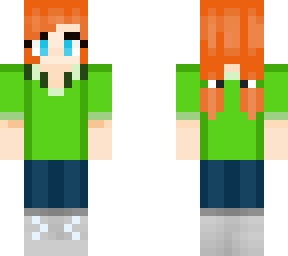 redhead female gardener