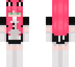 saiki gurl, in a maid dress