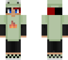 sapnap frog skin with split dye