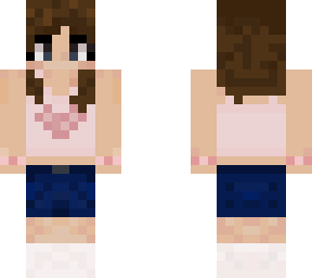 simple pink tank girl skin