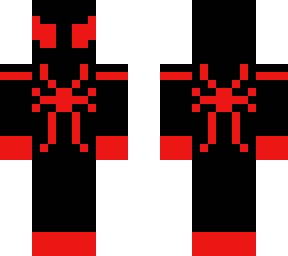 spiderman red and black suit