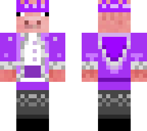 technoblade but purple