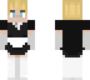 tommyinit in a maid dress