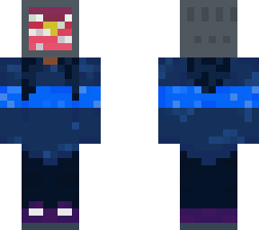 tv head in a sweater