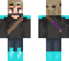 warrior in diamond armor (boy)