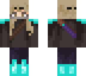 warrior in diamond armor (girl)