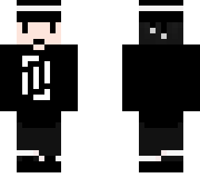 white/black skin