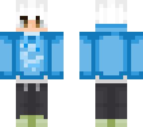 white hair boy