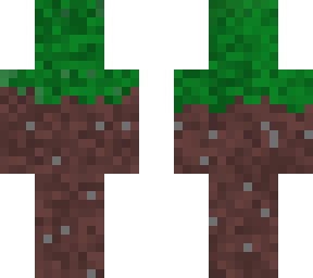 (extra grass) grass block with pebbles