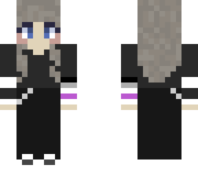 asixual "e-girl" outfit (with hair on the front)