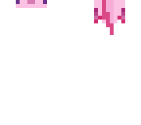 axolotl on skin template